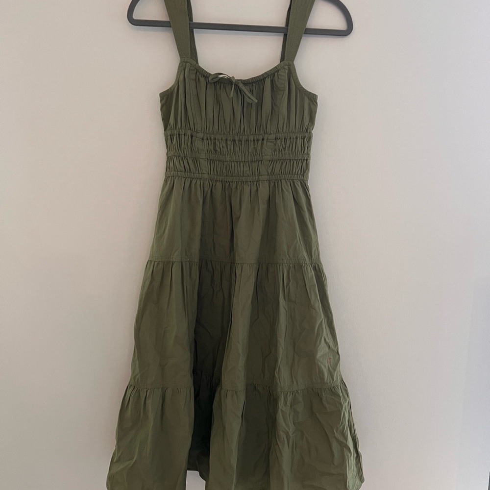 Olive Green Midi Dress